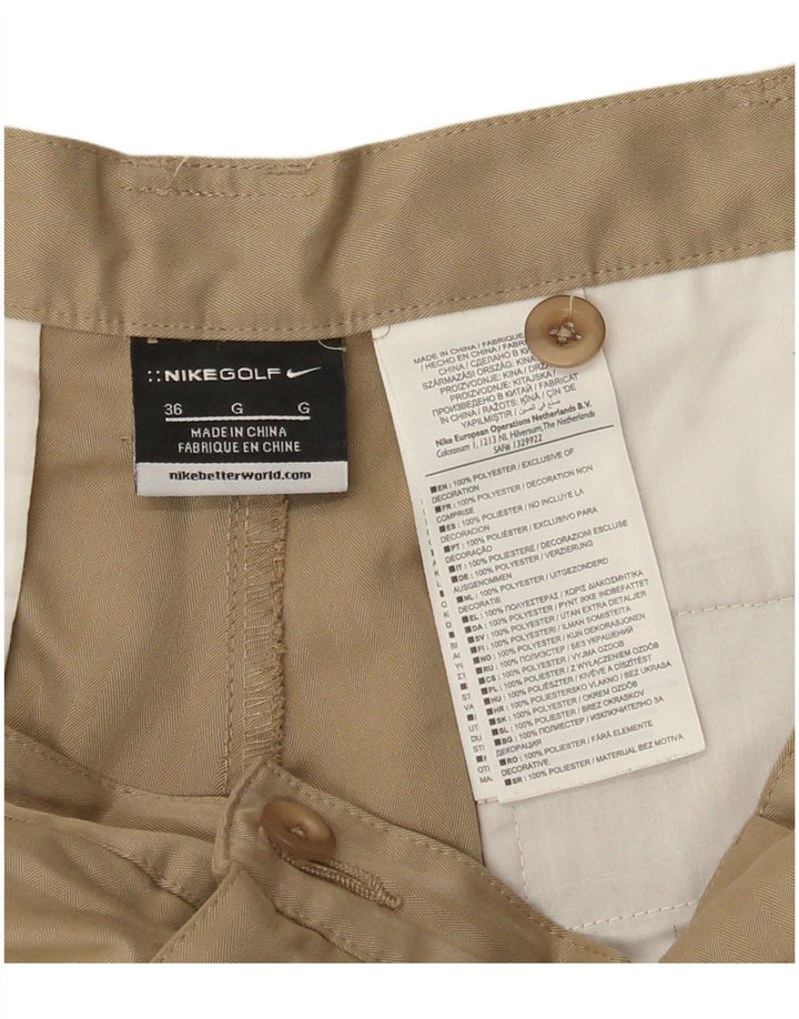 Nike Chino Shorts til mænd W36 Large Beige Polyester