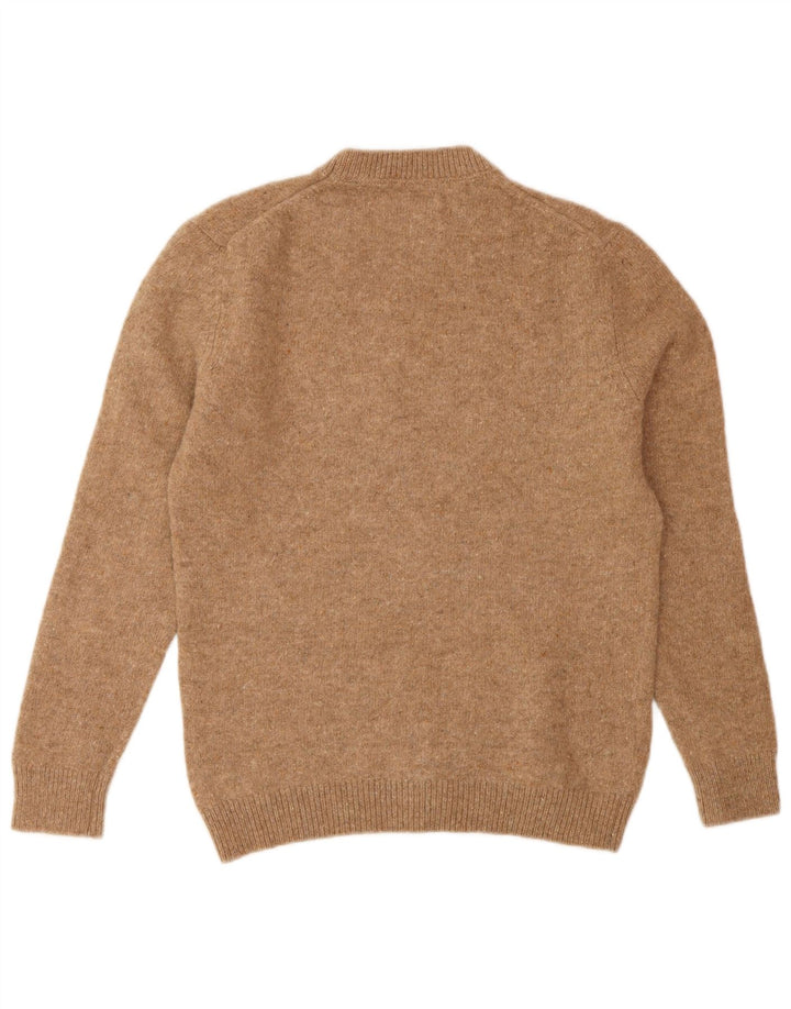 Zara Dame sweater med rund hals DK 12 Medium Brun Uld