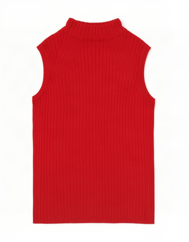 Marks & Spencer Damevest Top UK 12 Medium Rød Viscose