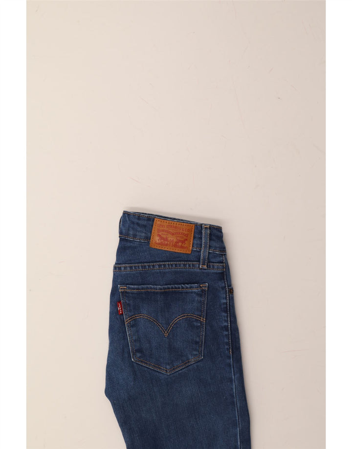 LEVI'S Womens 711 Skinny Jeans W23 L30 Blue Cotton Vintage Levi's and Second-Hand Levi's from Messina Hembry 