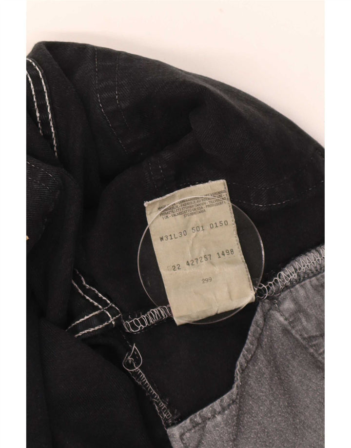 Levi's Straight Jeans til mænd W31 L30 Sort bomuld