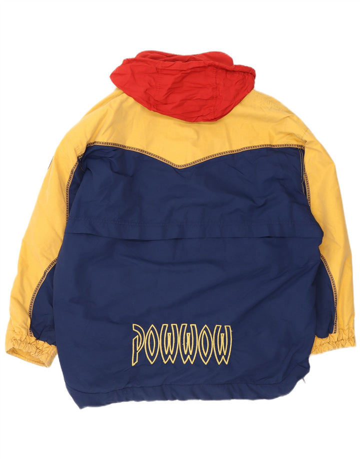 Tænk Pink Herre Loose Fit Grafisk Anorak Jacket UK 40 Large Navy Blue