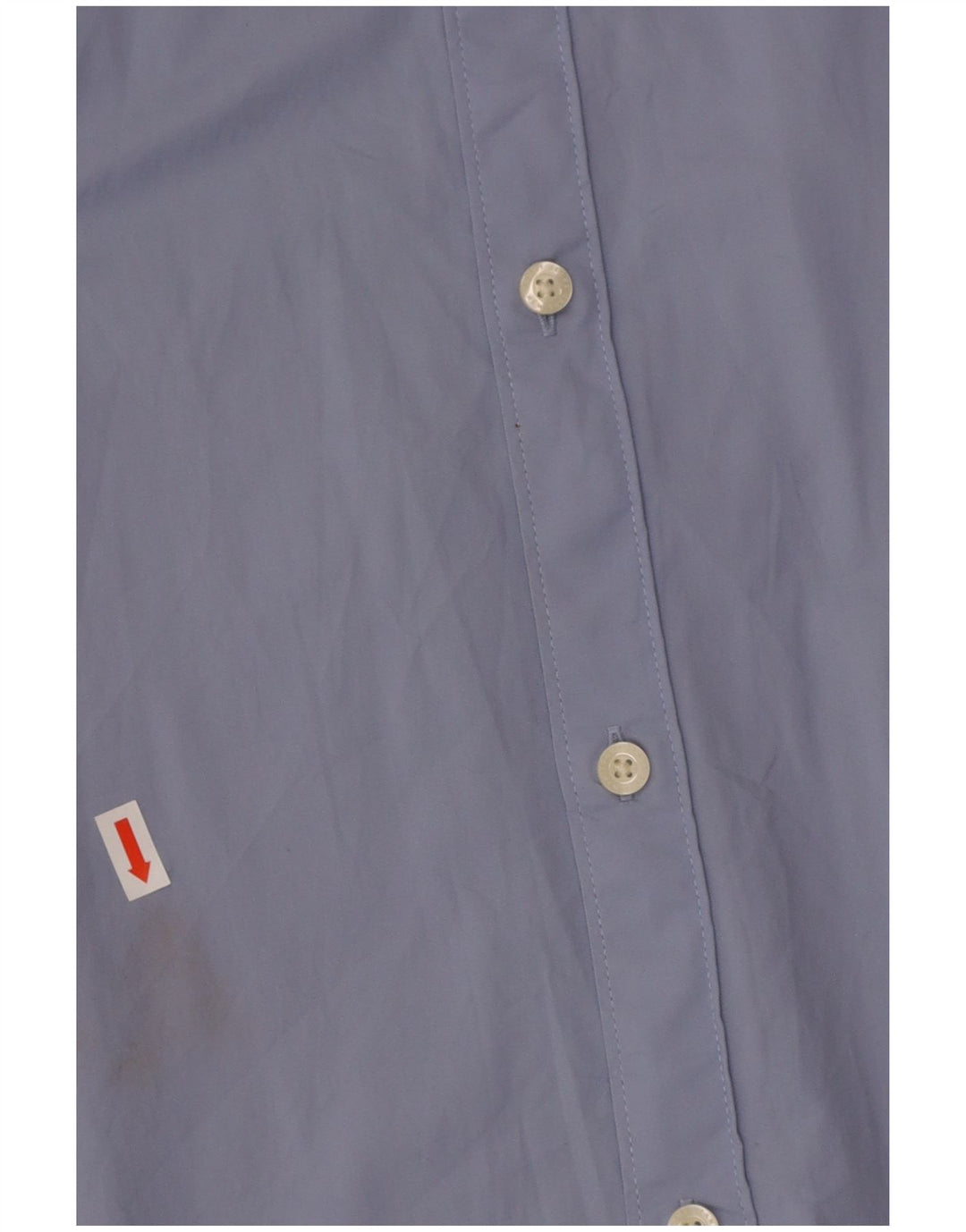 TOMMY HILFIGER Mens Slim Fit Shirt Medium Blue Cotton