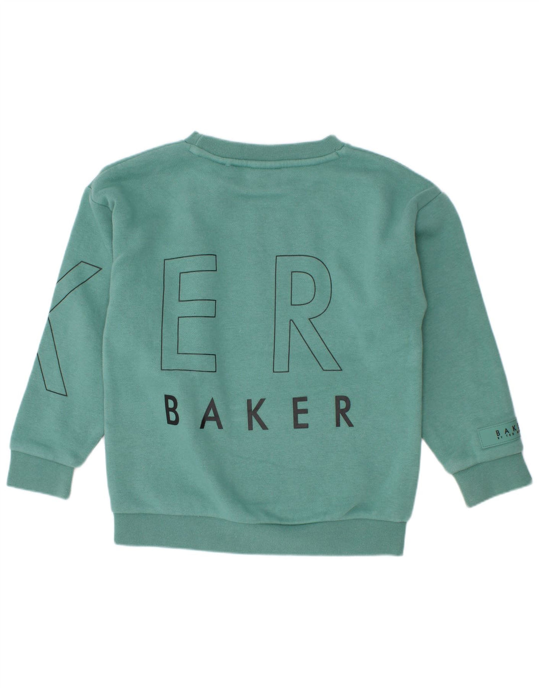 Ted Baker Boys Grafisk Sweatshirt Jumper 4-5 år Grøn Bomuld
