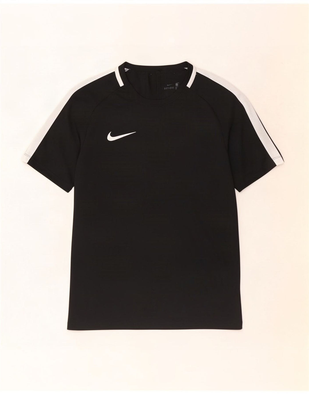 Nike Herre Dri Fit T-Shirt Top Lille Sort Colourblock