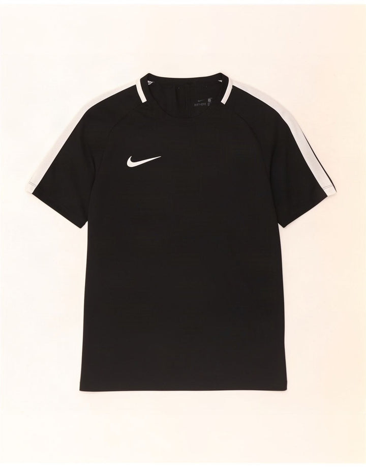 Nike Herre Dri Fit T-Shirt Top Lille Sort Colourblock