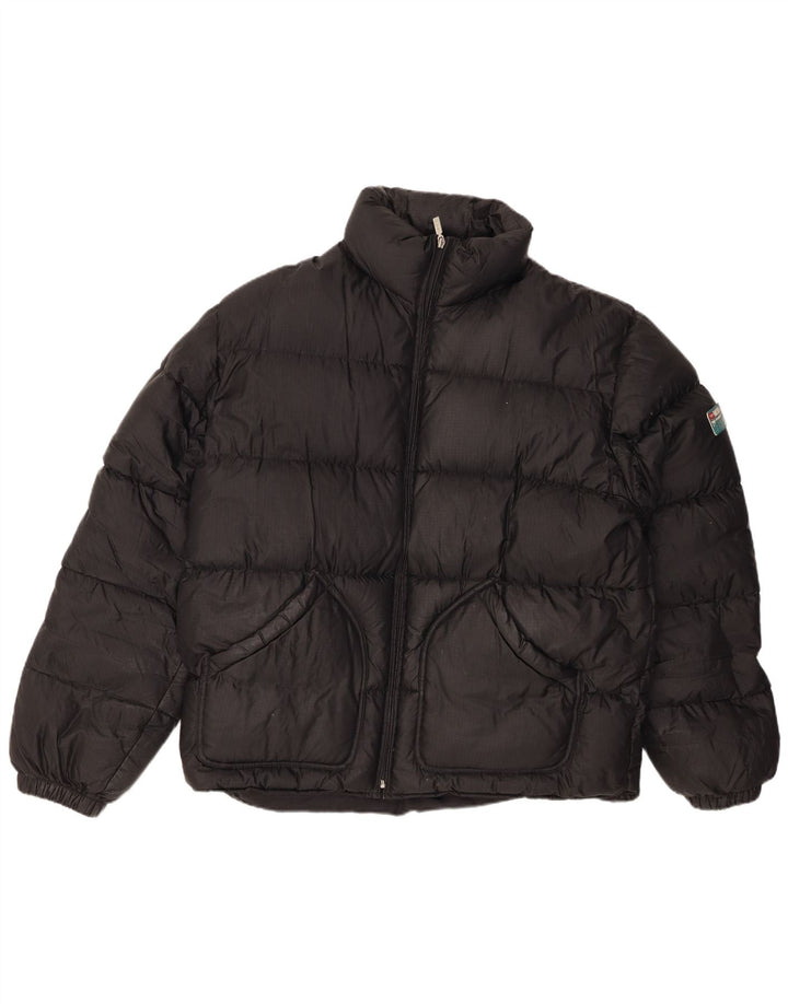 Diesel Herre hættepolstret jakke UK 42 XL Sort