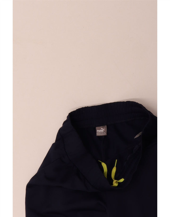 PUMA Træningsdragtsbukser til drenge 15-16 år Marineblå polyester