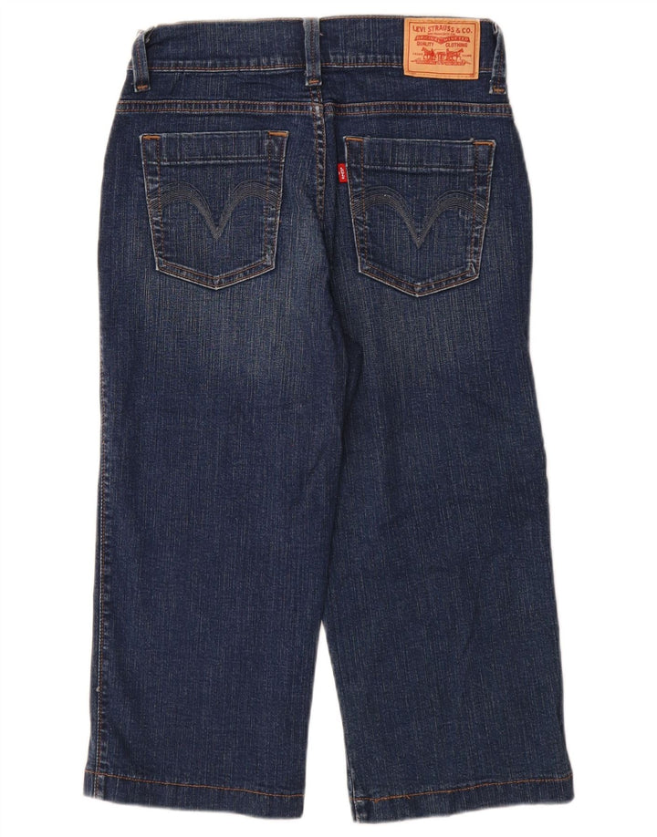 LEVI'S Womens 512 Perfectly Slankende Capri Jeans US 8 Medium W28 L19 Blå
