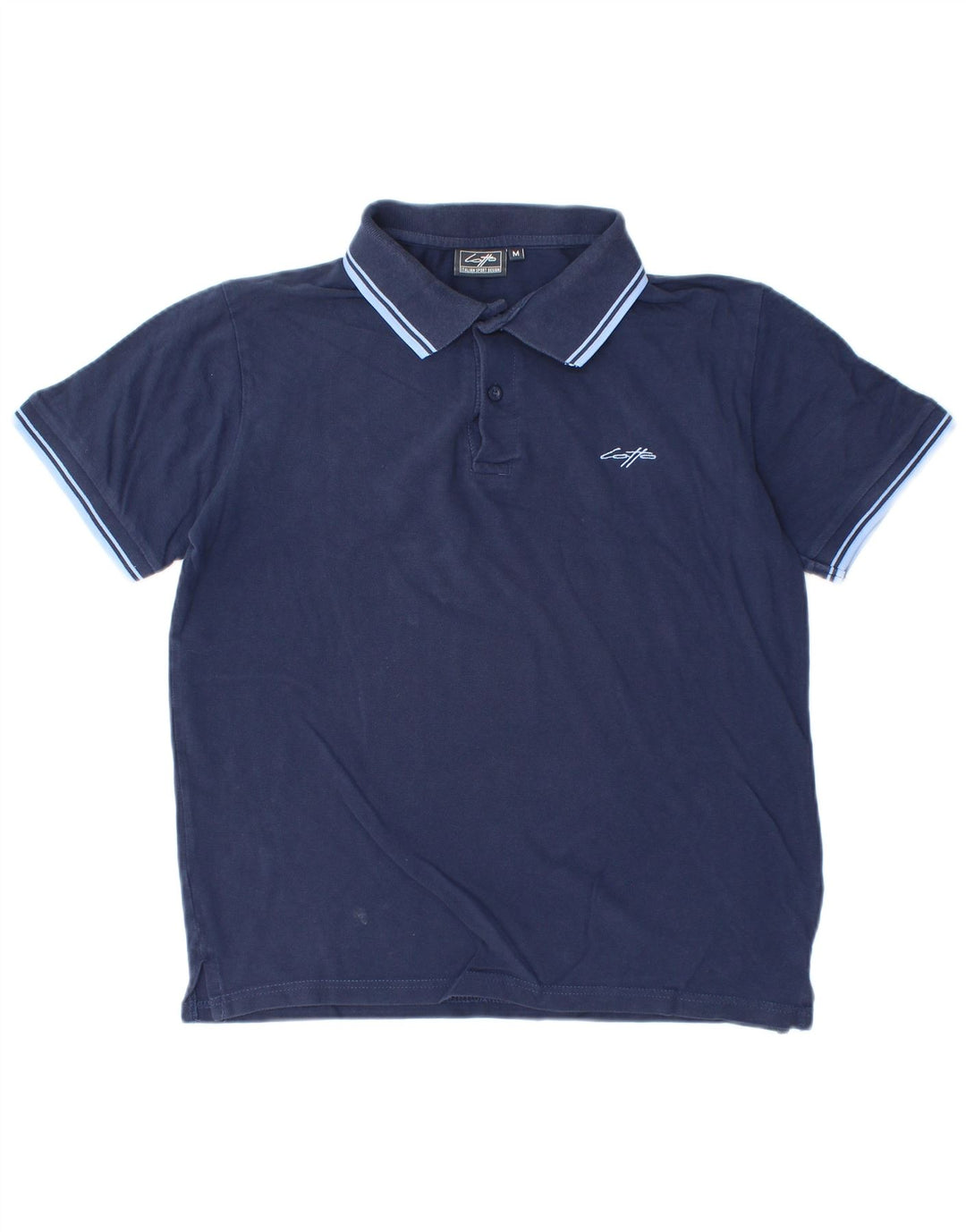 Lotto Herre Polo Shirt Medium Marineblå Stribet