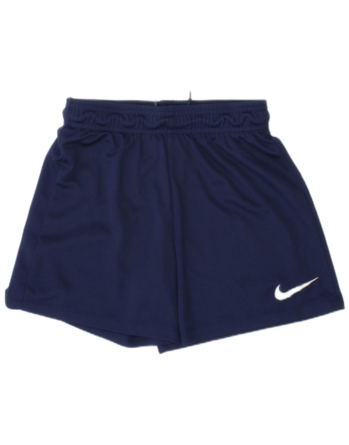 Nike Boys Sports Shorts 8-9 år Small Navy Blue Polyester