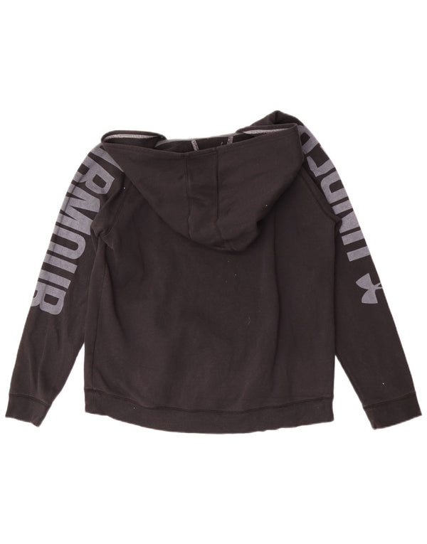 Under Armour Boys Cold Gear Grafisk hættetrøjetrøje 13-14 år XL Sort