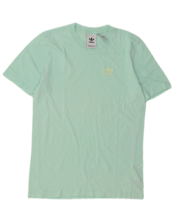 Adidas T-shirt top XS Grøn bomuld til mænd