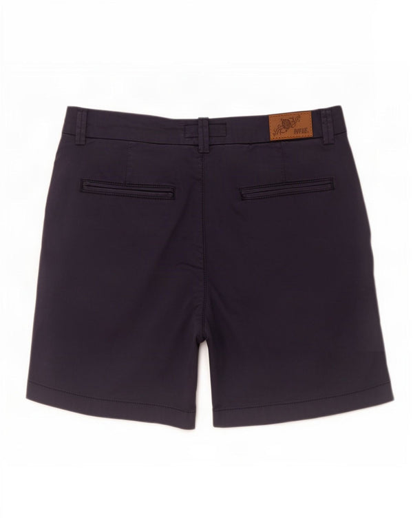 Rifle Womens Chino Shorts Medium W28 Navy Blue