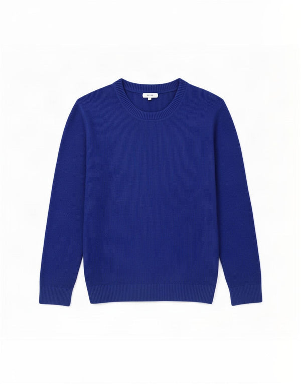 Reiss Womens Boat Neck Jumper Sweater UK 18 XL Blue Acrylic