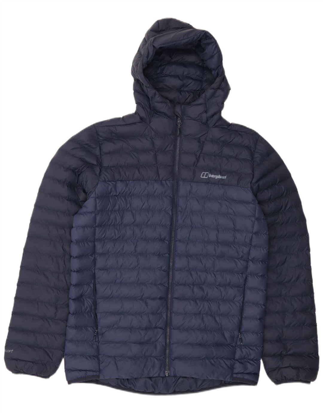 BERGHAUS Polstret jakke med hætte til mænd UK 38 Medium Navy Blue