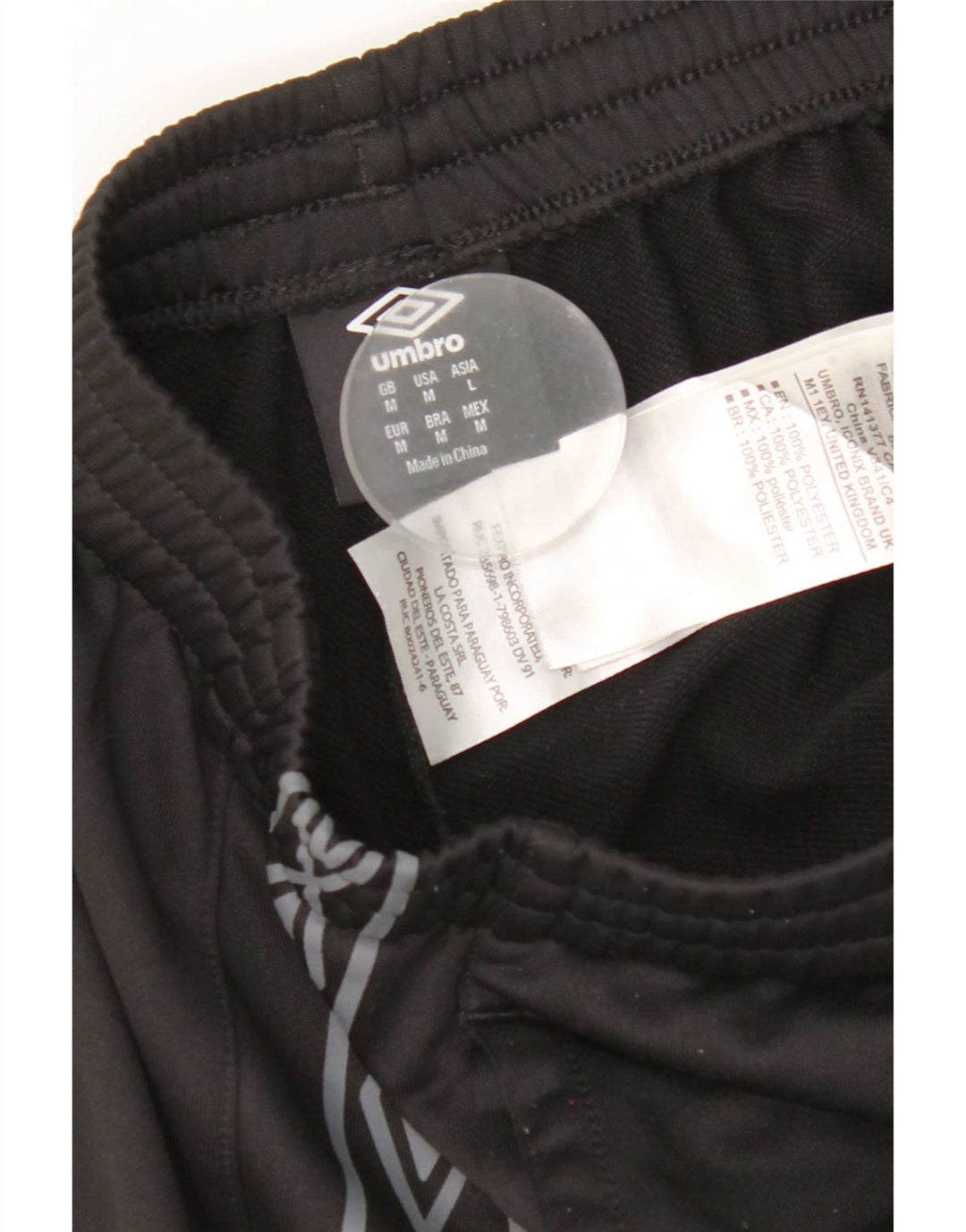 Umbro Herre Grafisk træningsdragt Bukser Medium Sort Polyester