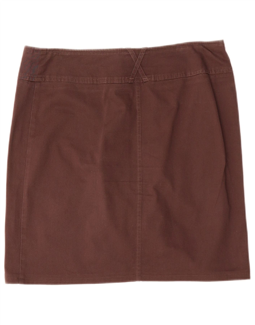 Vintage Dame Mini Nederdel IT 42 Medium W32 Brun