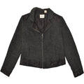 DKNY Womens Bomber Jacket UK 12 Medium Grey Polyester Vintage Dkny and Second-Hand Dkny from Messina Hembry 