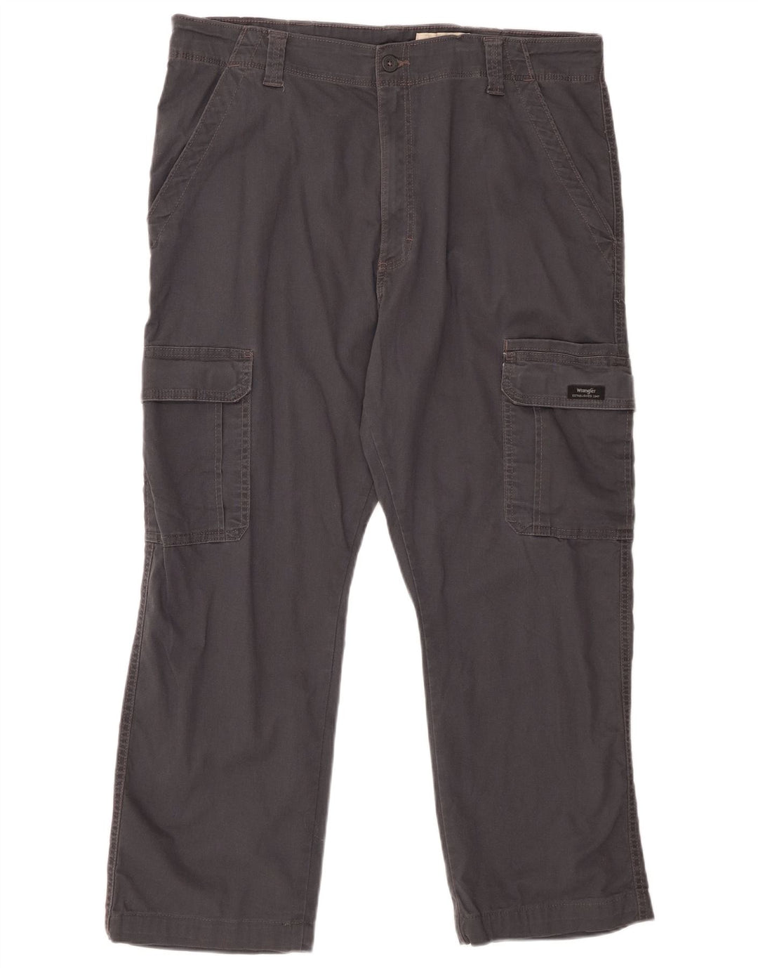 WRANGLER Herre Relaxed Fit Cargo Bukser W38 L27 Grå Bomuld