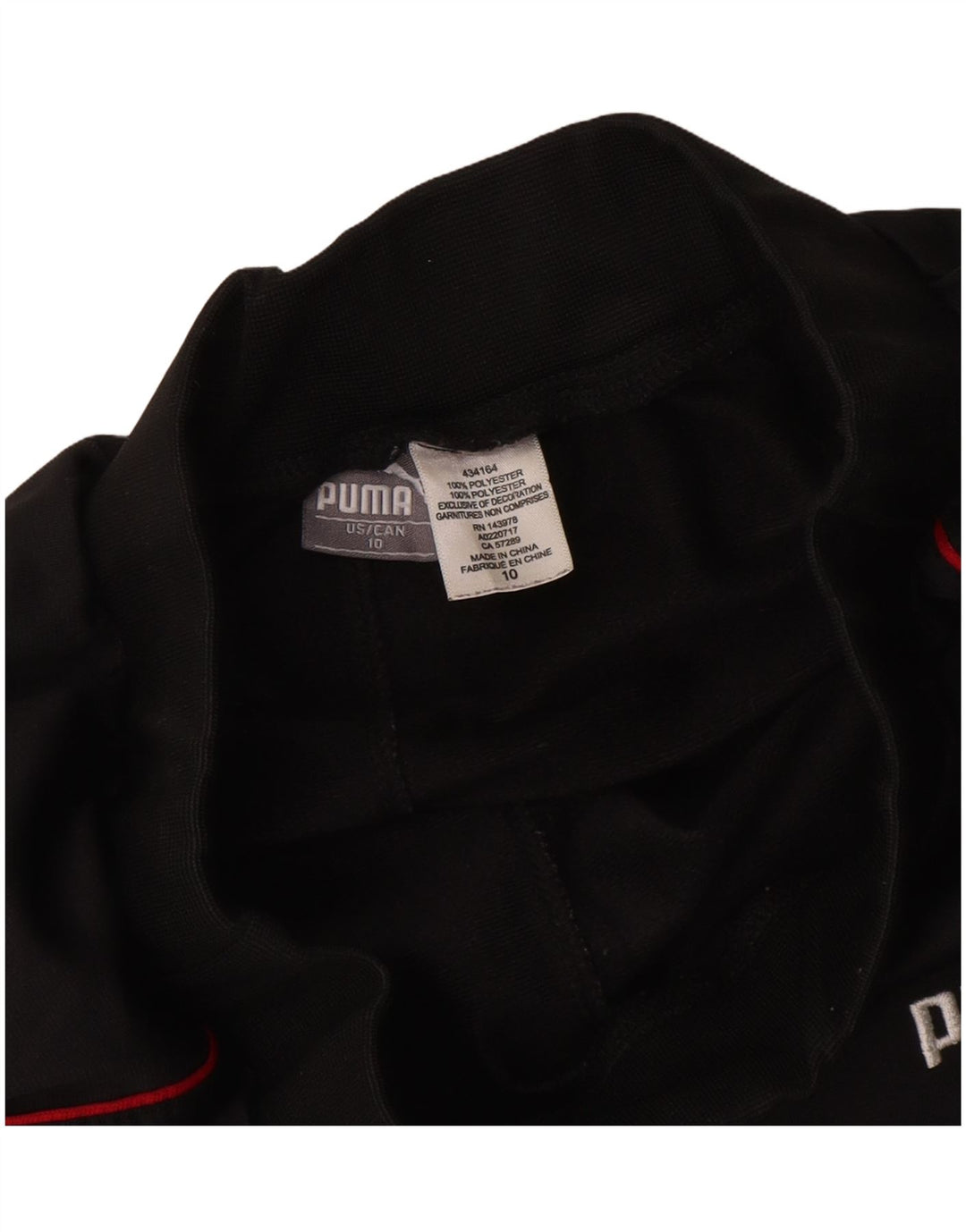 PUMA Træningsdragt til drenge Bukser Joggers 9-10 år Sort polyester