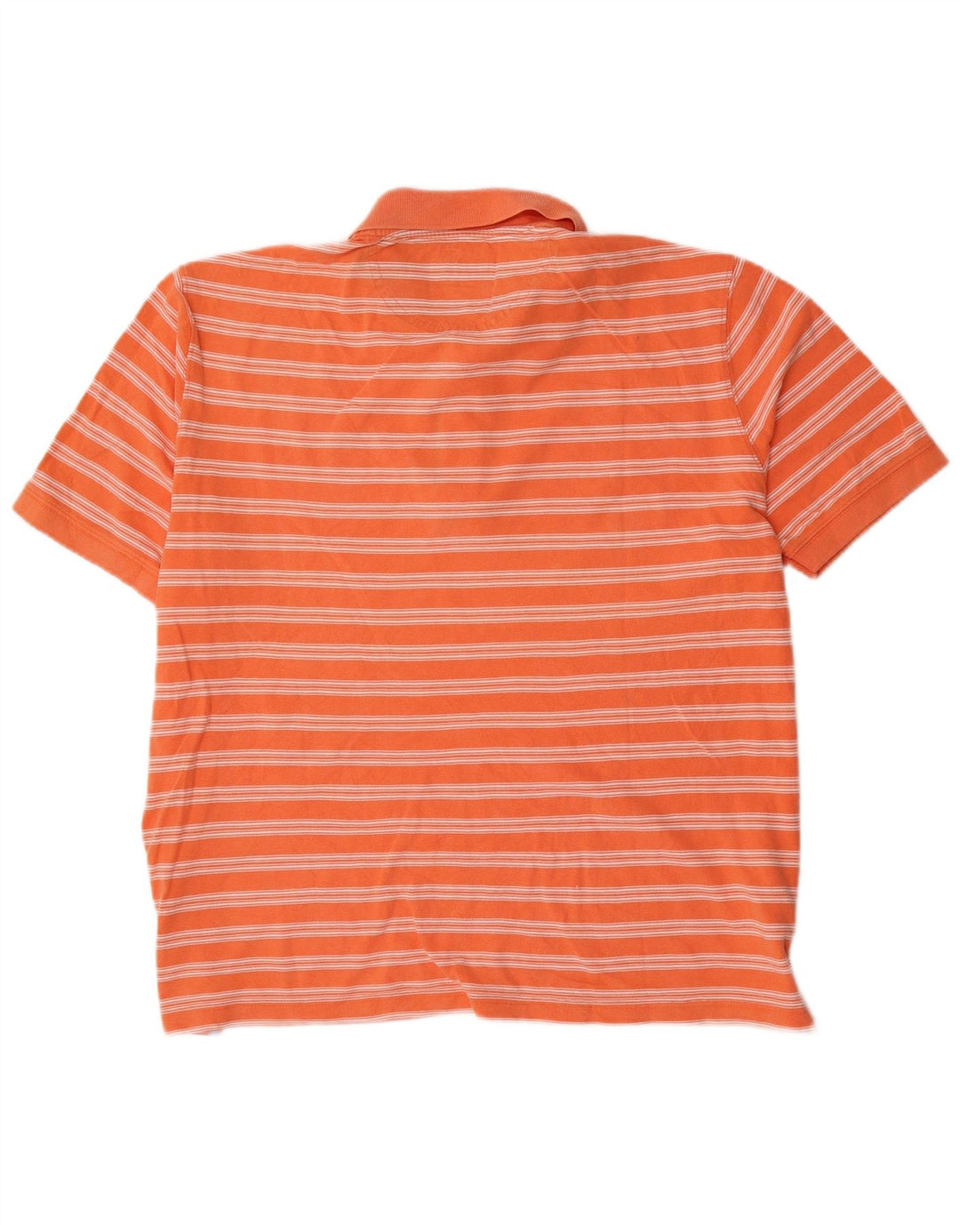 Massimo Dutti Herre Polo Shirt 2XL Orange Stribet