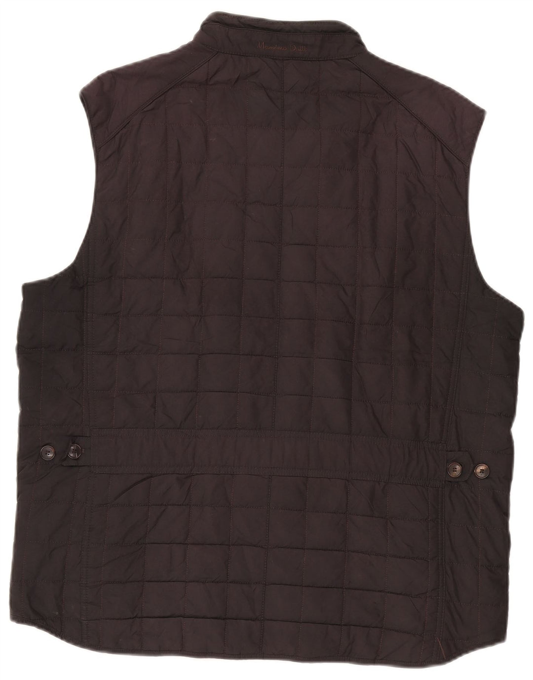 Massimo Dutti Herre Polstret Gilet UK 44 2XL Sort