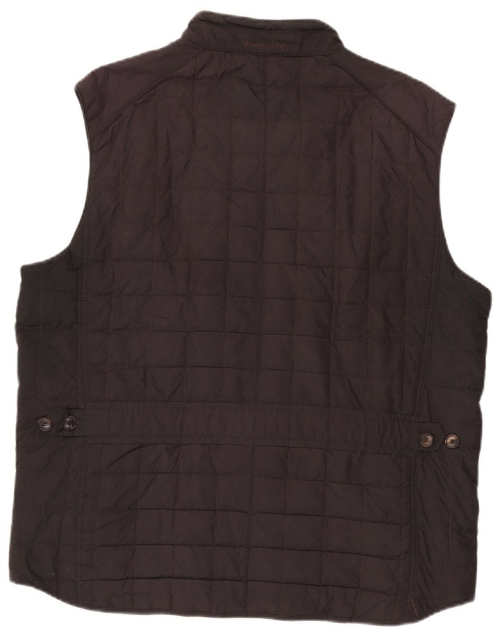 Massimo Dutti Herre Polstret Gilet UK 44 2XL Sort