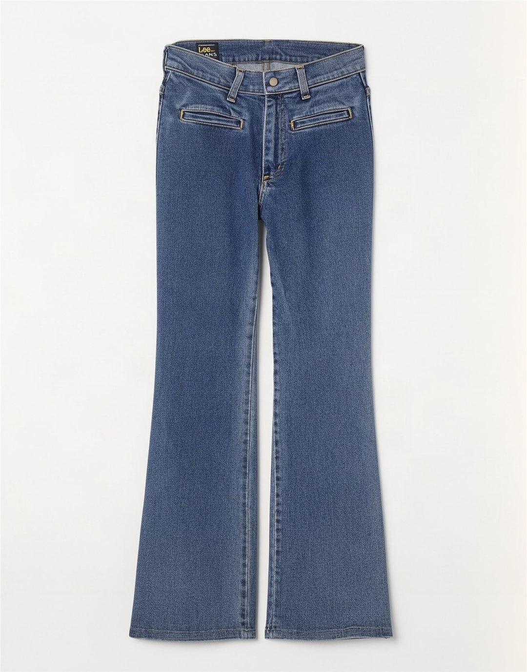 Lee Dame Bootcut Jeans W26 L31 Blå Bomuld