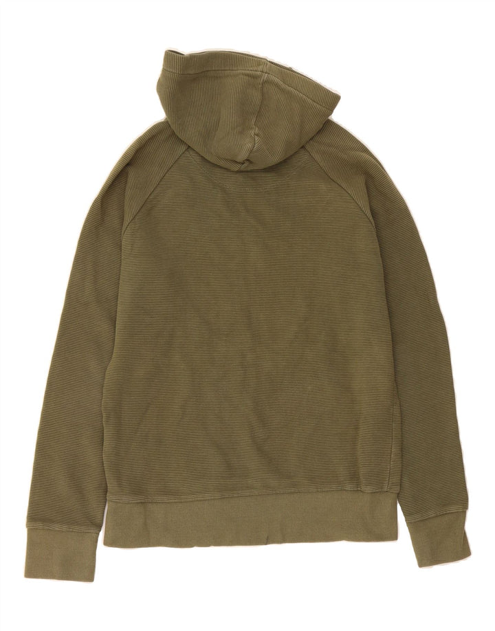 PULL & BEAR Mens Hoodie Jumper Small Green Cotton Vintage Pull & Bear and Second-Hand Pull & Bear from Messina Hembry 