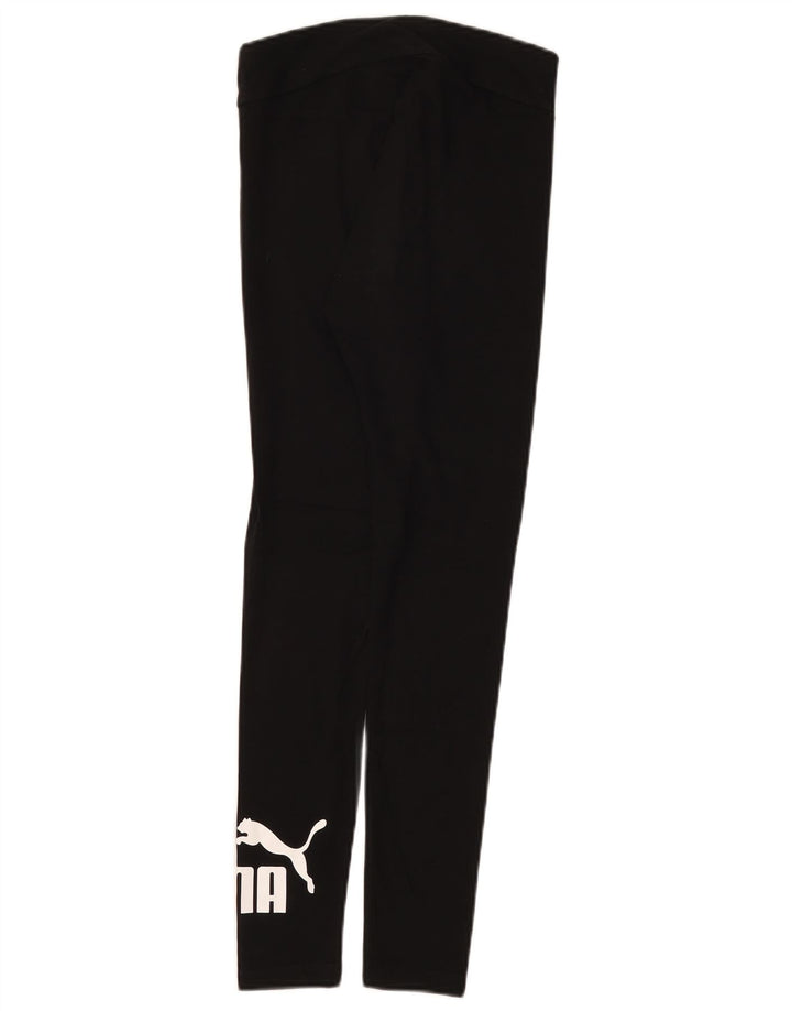 Puma Grafiske Leggings til kvinder UK 8 Lille Sort