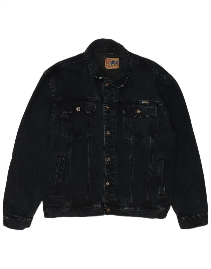 Duke Herre denimjakke UK 42 XL Marineblå Bomuld Classic
