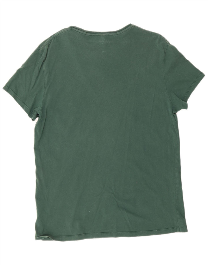 Jack Wills Herre grafisk T-shirt Top mellemgrøn bomuld