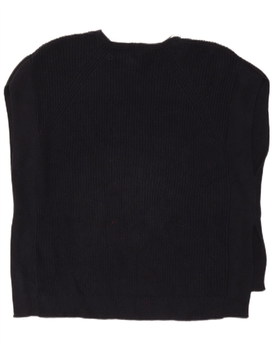 John Lewis Dame Oversized Vest Tank Top UK 14 Medium Navy Blue Bomuld