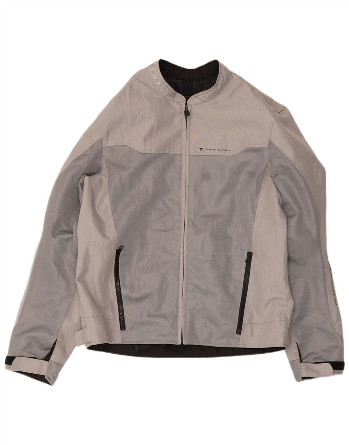 Shima Herre Motorstyle Racer Jacket UK 42 XL Grå Colourblock Polyester