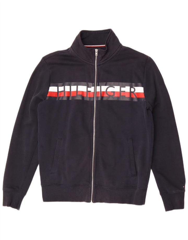 Tommy Hilfiger Herre træningsdragt Top jakke Stor marineblå farveblok