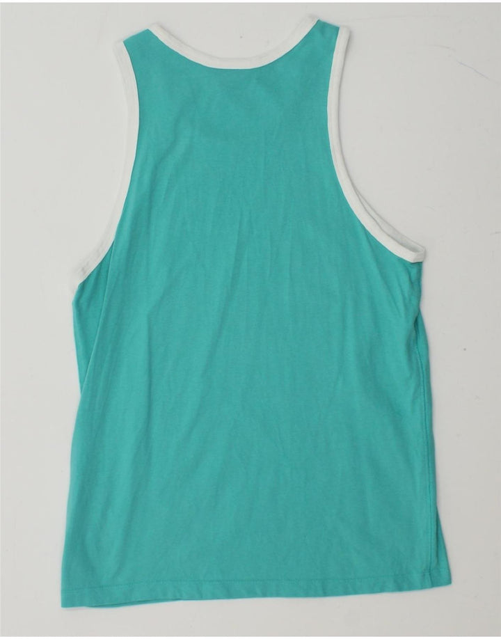 NIKE Herre grafisk vest Top Medium turkis bomuld