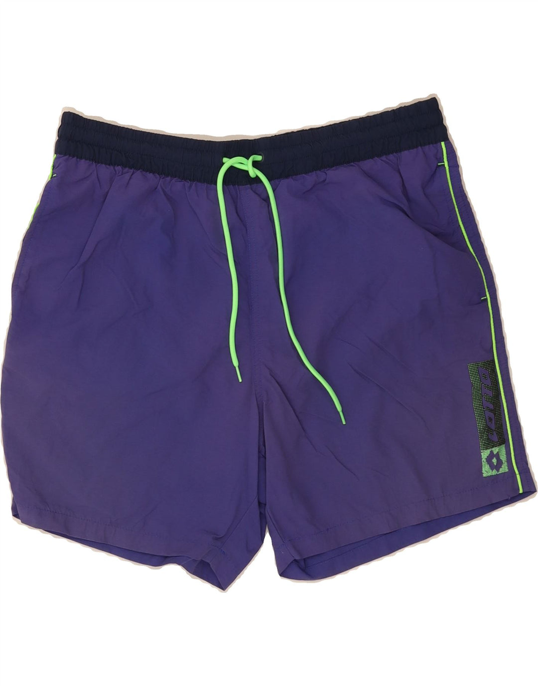 LOTTO Mens Swimming Shorts XL Purple Polyamide Vintage Lotto and Second-Hand Lotto from Messina Hembry 