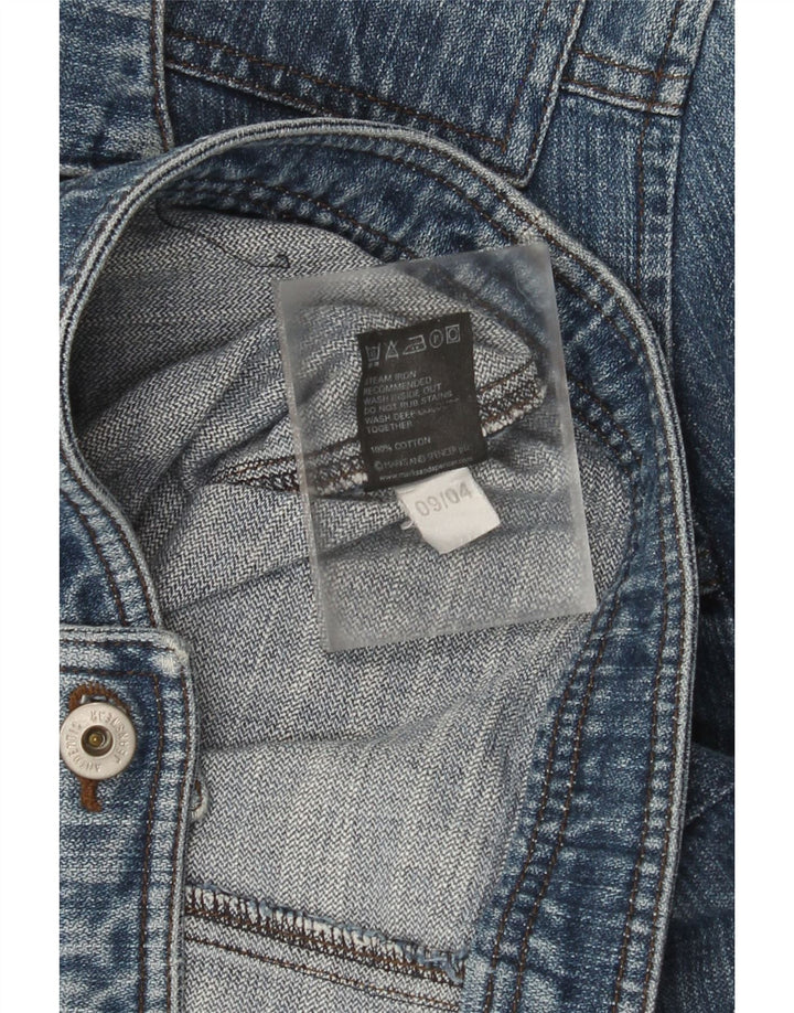 Marks & Spencer Dame denimjakke UK 12 Medium Blue Cotton