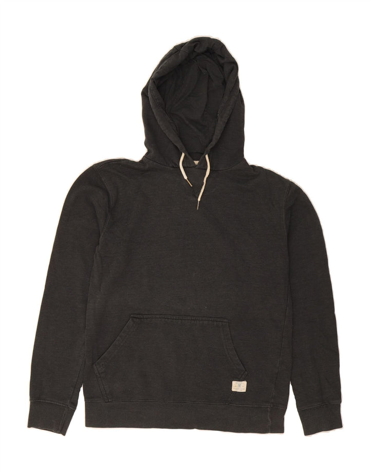 DC Mens Hoodie Jumper Small Grey Cotton Vintage DC and Second-Hand DC from Messina Hembry 