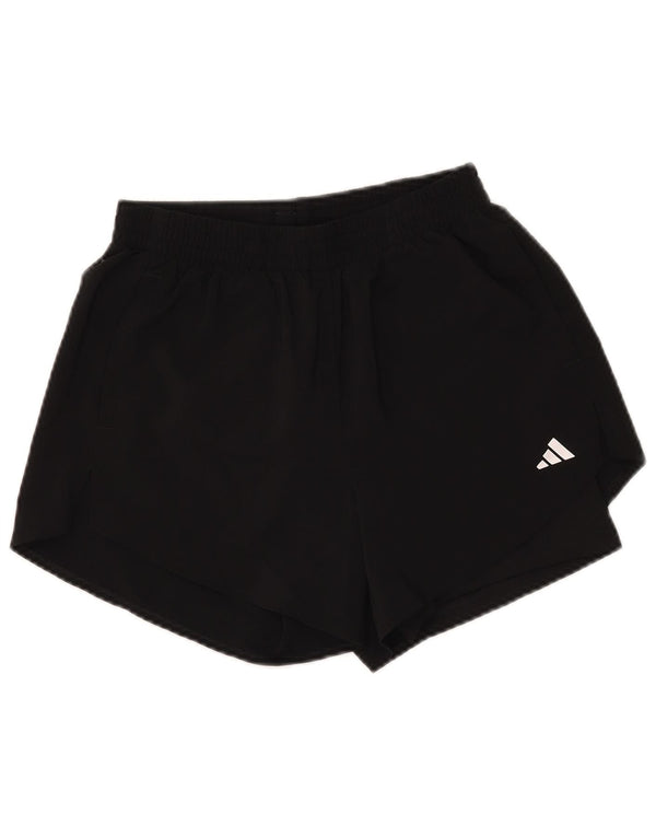 Adidas Womens Regular Fit Sportshorts UK 8/10 Small Black Polyester