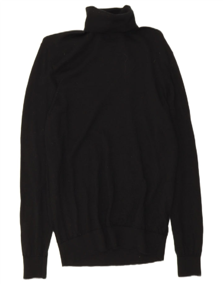 Marks & Spencer Herre Autograph Roll Neck Jumper Sweater Medium Sort