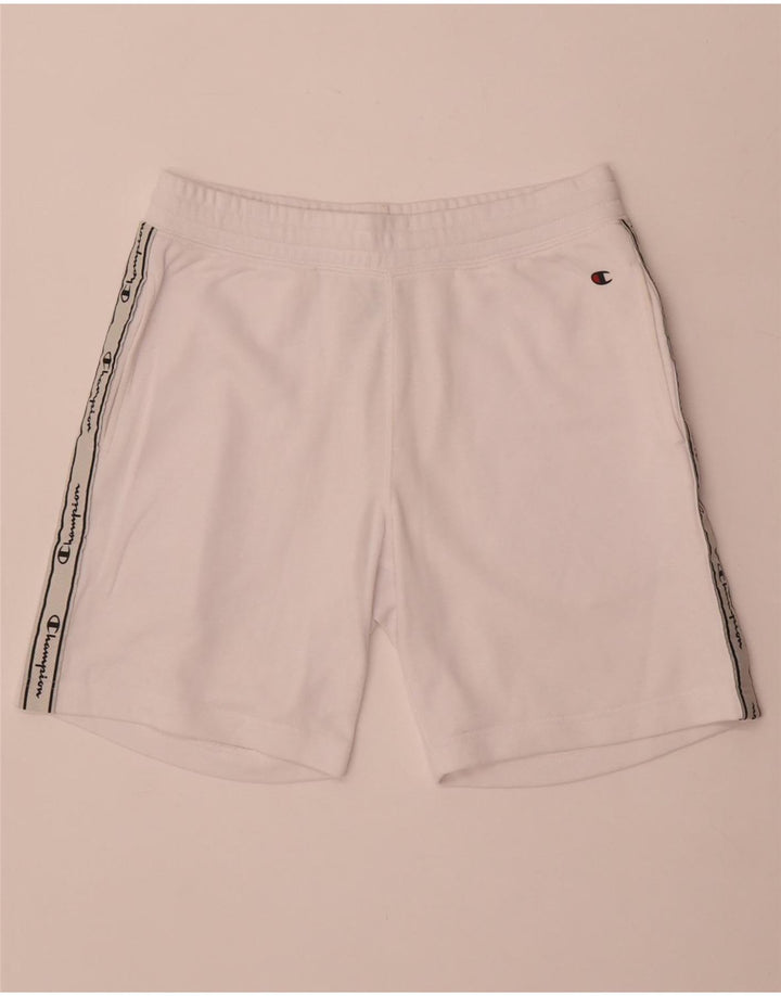Champion Herre grafiske sportsshorts Medium hvid bomuld