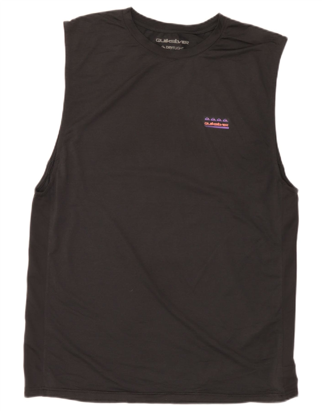 Quiksilver Herre Regular Fit Grafisk Vest Top Medium Sort Polyester
