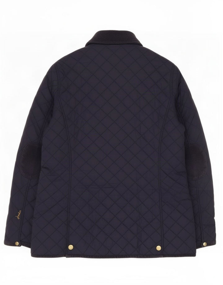 Joules Quiltet jakke til kvinder UK 18 XL Navyblå polyamid