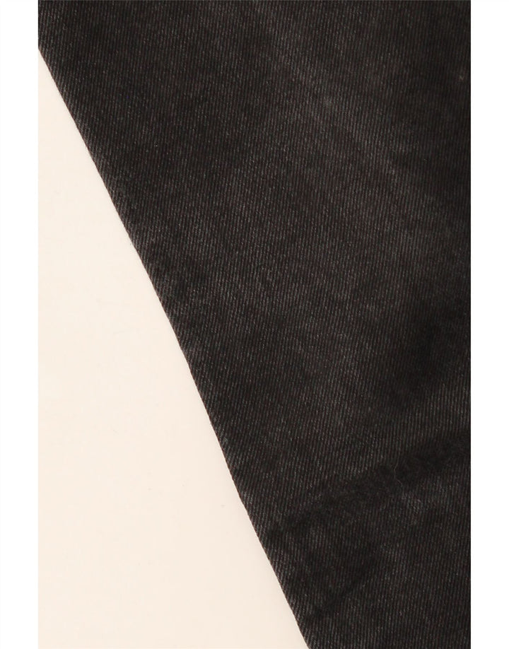 GUESS Dame Højtaljede Straight Jeans W26 L26 Sort