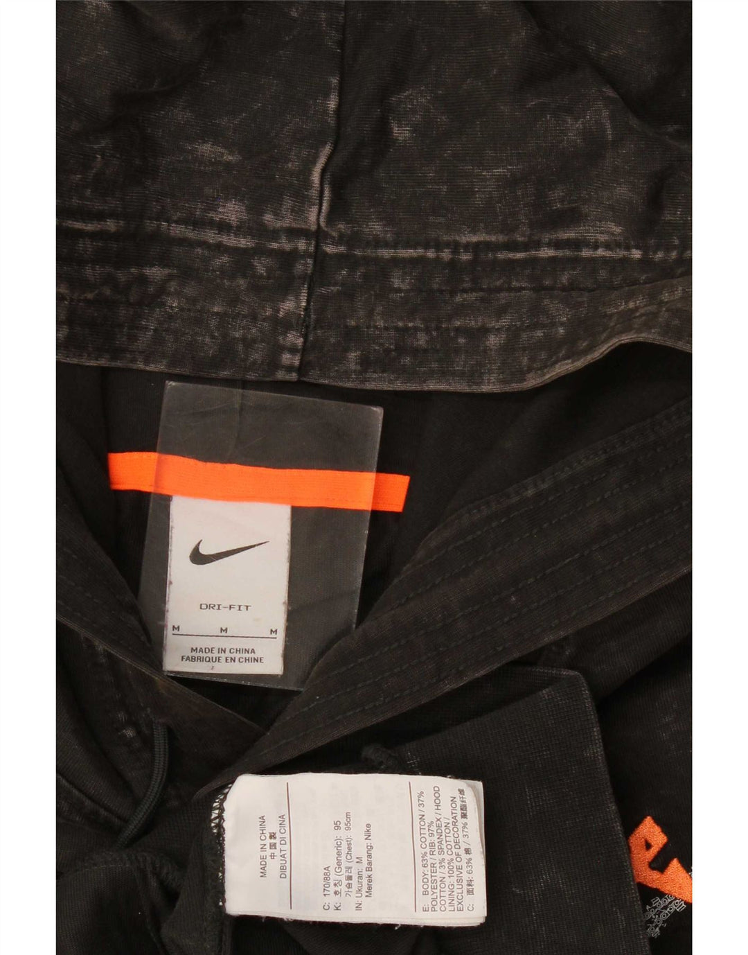 Nike Herre Dri Fit hættetrøje Jumper Medium Khaki Flecked Bomuld
