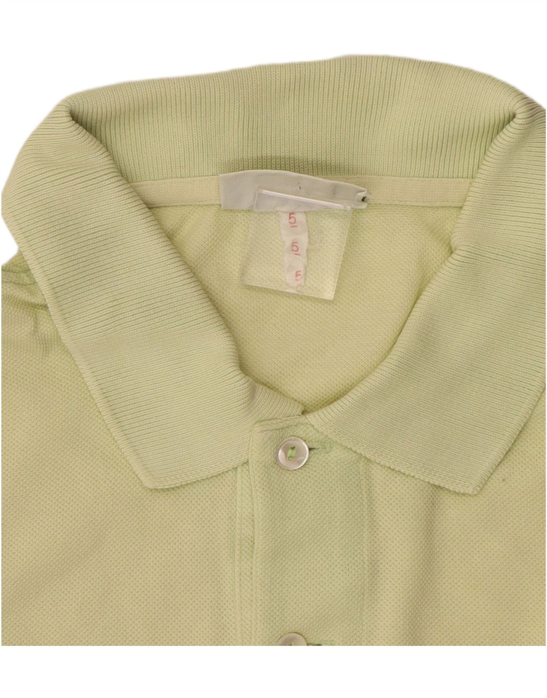 LACOSTE Mens Polo Shirt Size 5 Large Green Cotton Vintage Lacoste and Second-Hand Lacoste from Messina Hembry 