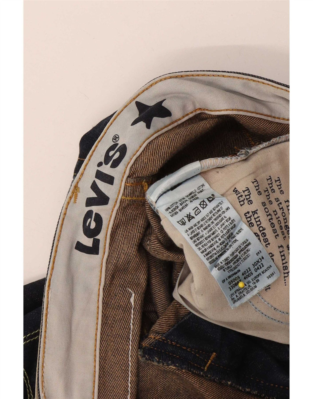 Levi's Skinny Jeans til kvinder W30 L34 Marineblå bomuld