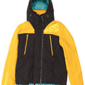 SUPERDRY Herre Grafisk Windbreaker Jacket UK 38 Medium Sort Colourblock